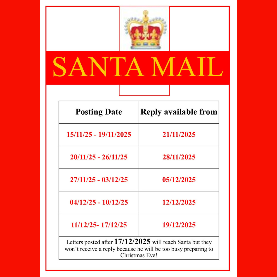 santas post box Santas Grotto Skegness